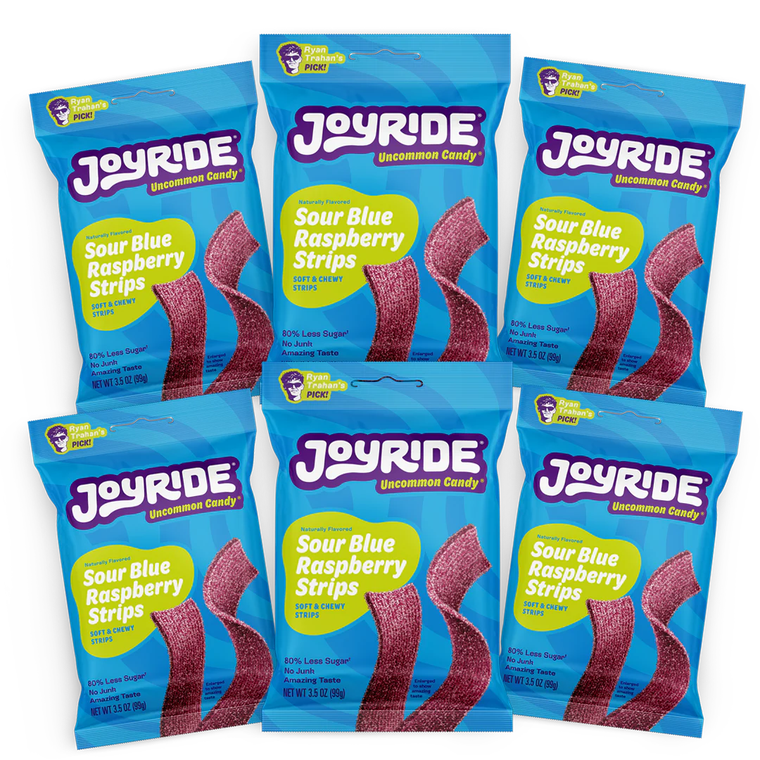 sour blue raspberry strips - Image 5